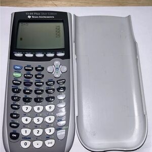 Texas Instrument TI 84 Plus Graphing Calculator W Cover Tested